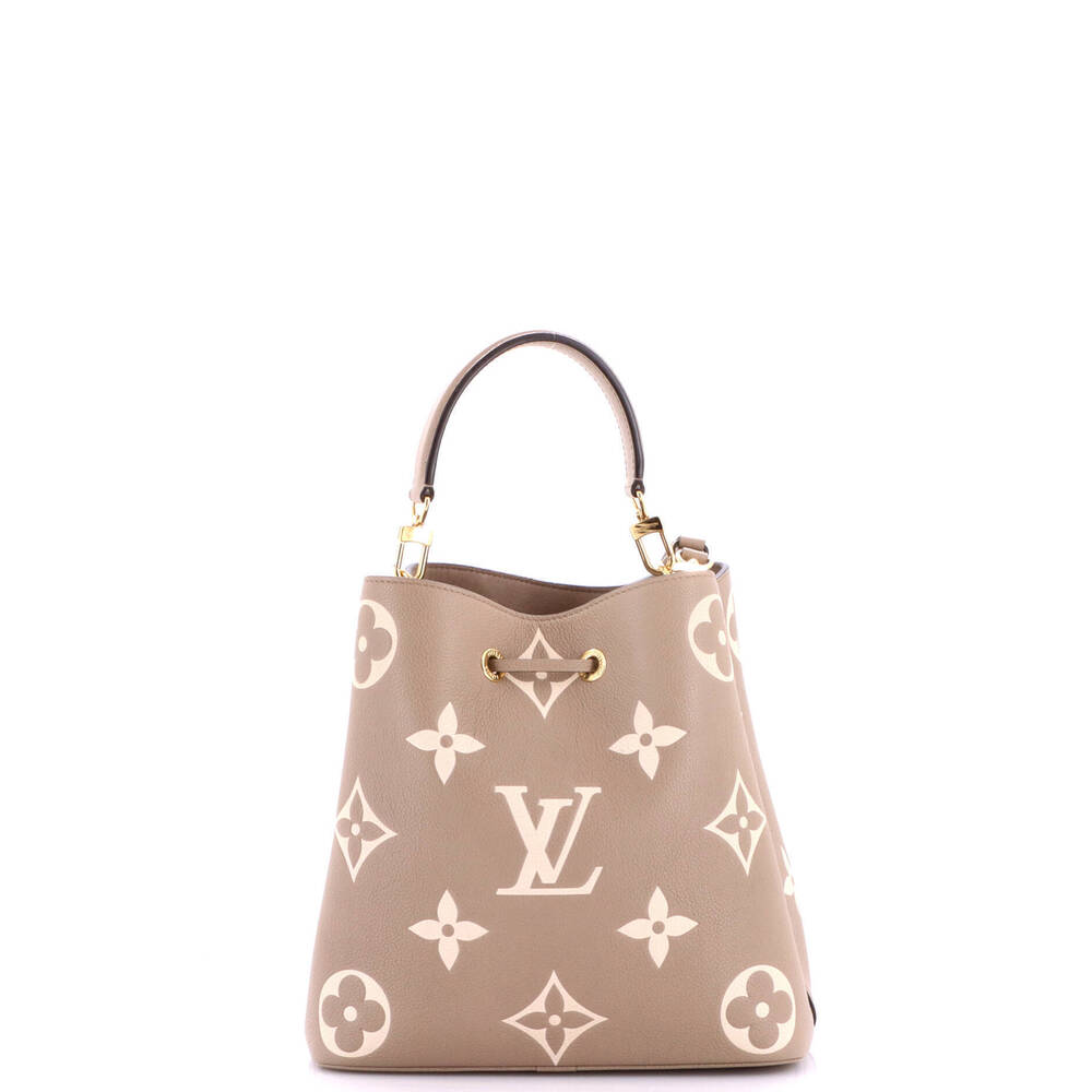 Louis Vuitton MM NeoNoe Handbag Bicolor Monogram Empreinte Giant - Picture 4 of 8